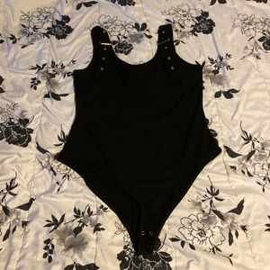 Forever 21 buckle strap bodysuit